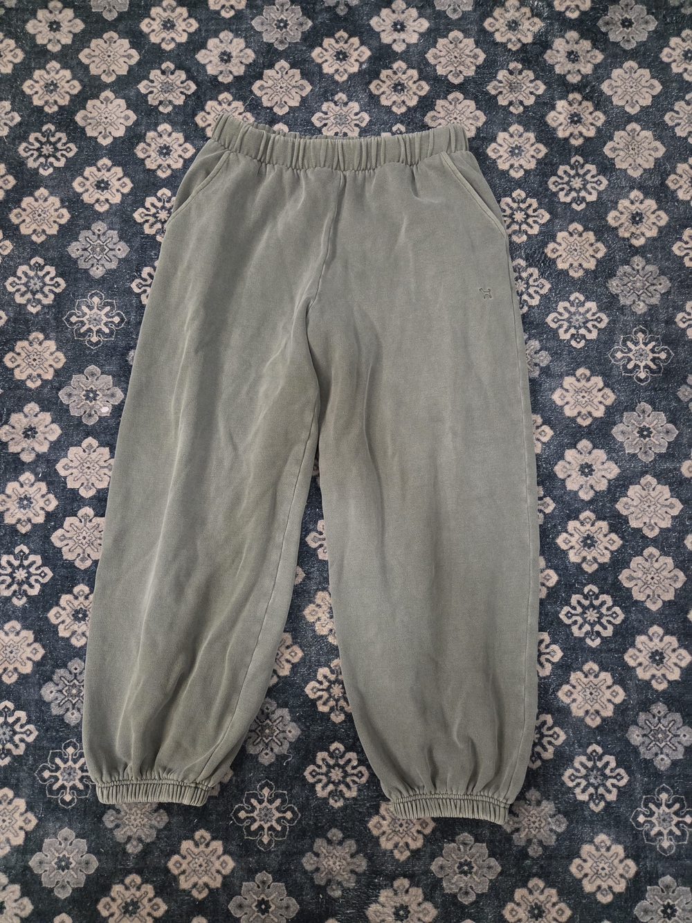 PINK Victoria's Secret Olive Green Women's Fleece Joggers